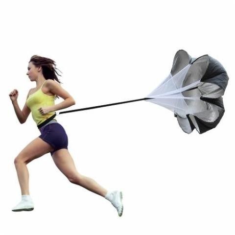 Para quedas para treino de Corrida